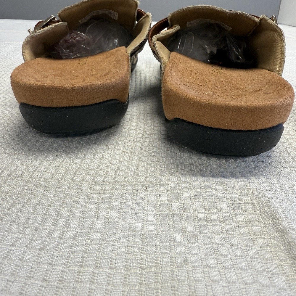 Vionic Calgary Leopard Cheetah Print Clogs Womens… - image 6